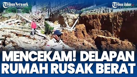 Mencekam Warga Rasakan Getaran Dan Gemuruh Bangunan Ambruk Saat