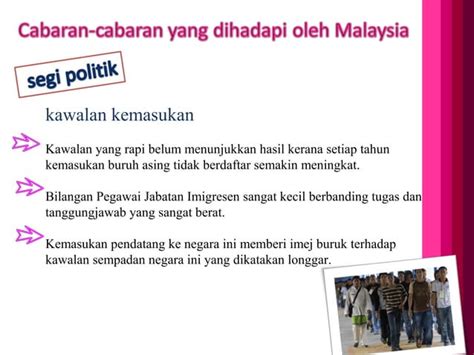 Cabaran Perkhidmatan Tenaga Asing Yang Dihadapi Oleh Malaysia PPT