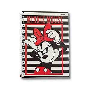 Caderno Espiral Mat Rias Fls Minnie Jandaia Shopel Papelaria