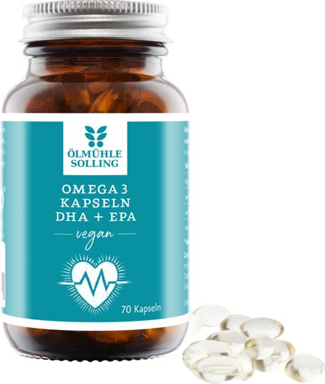 Omega 3 Mit Dha And Epa 70 Kapseln Ölmühle Solling Vitalabo