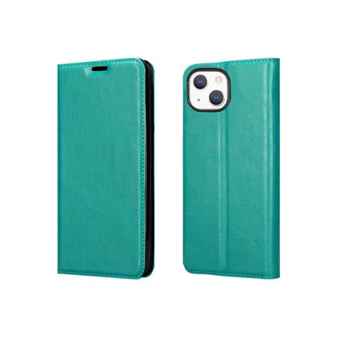 lommebokdeksel iPhone 13 MINI case turkis Elkjøp