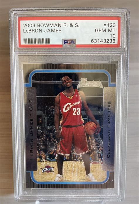 Lebron James Bowman Base Price Guide Sports Card Investor