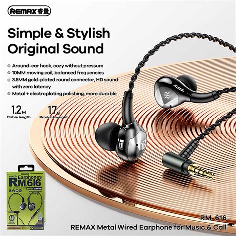 Remax RM 616 Metal For Type C Headphone