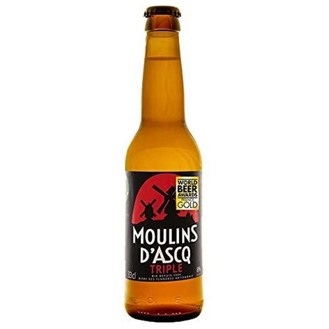 Cerveza Moulins d Ascq Bioecológica Orgánica Artesanal Triple 33 cl