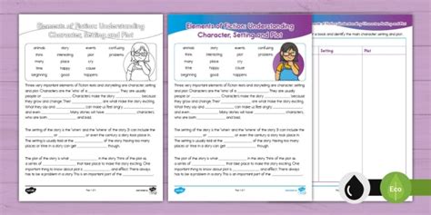 Elements Of Fiction Understanding Character Setting And Plot