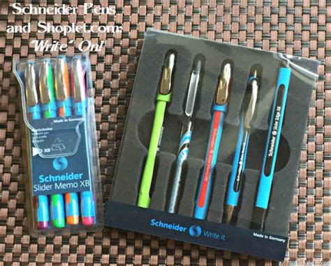 Schneider Pens and Shoplet.com: "Write" On!