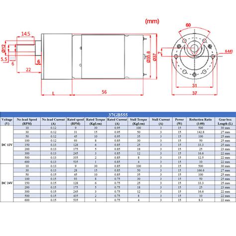 Micro DC 12V 24V Gearmotor Metal Gearbox Motor 15W High Torque 10