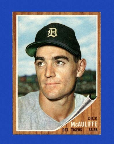 Topps Set Break Dick Mcauliffe Ex Exmint Gmcards Ebay