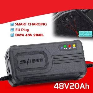 Jual SUMEITE Charger Aki Sepeda Listrik Lead Acid Battery EU Plug 48V