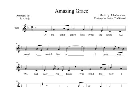 Amazing Grace Arr Jo Araujo By Elvis Presley Sheet Music For