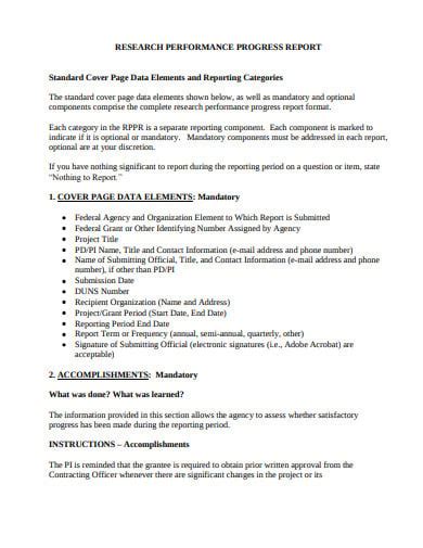 12 Research Progress Report Templates In Pdf Ms Word Free And Premium Templates