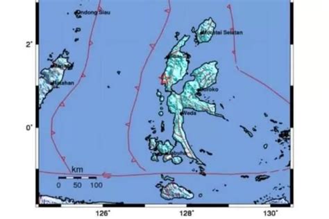 Malaim Ini Ternate Diguncang Gempa Berkekuatan Magnitudo 5 9 Terasa