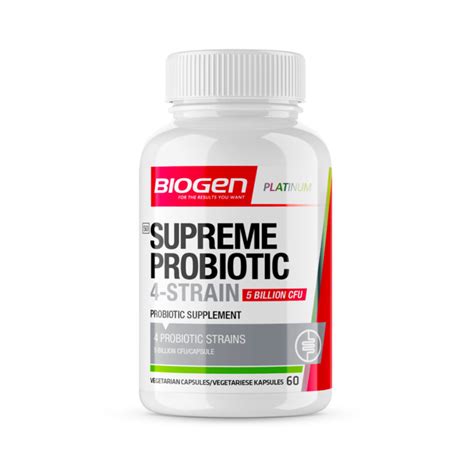 Supreme Probiotic 4 Strain 60 Vegecaps Biogen