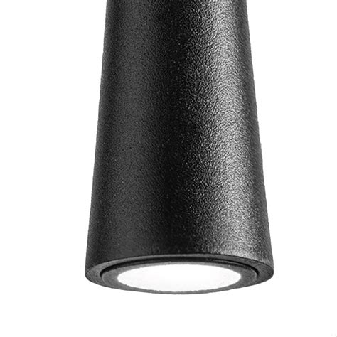 Lampada Soffitto Led Gea Luce Dafne Sg Nero Moderna