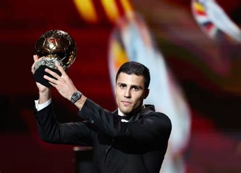 Rodri Derrot A Vinicius Y Obtuvo El Premio Bal N De Oro