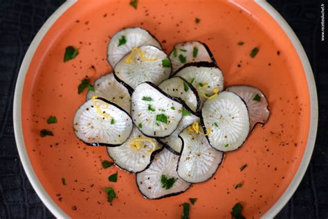 Carpaccio De Radis Noir