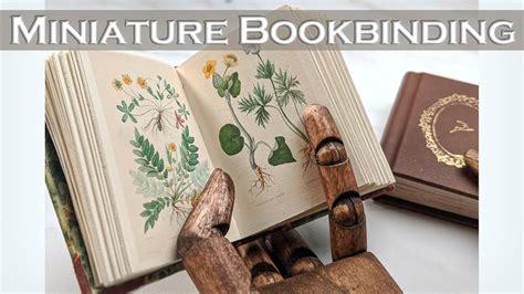 Miniature Bookbinding Aka Bookish Minutiae Youtube