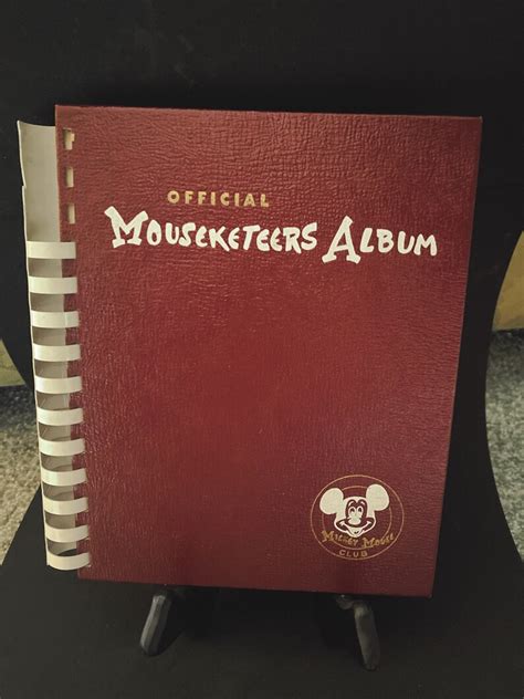 1956 Official Mouseketeers Album, Mickey Mouse Club Fan, Disney ...