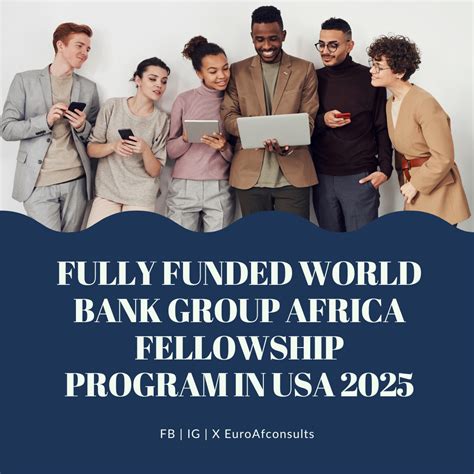 2025 World Bank Group Africa Fellowship Program Fully Funded