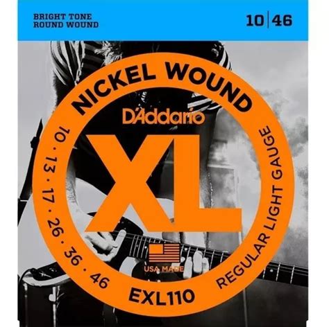 Cuerda Para Guitarra El Ctrica D Addario Xl Nickel Wound Mercadolibre