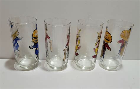 Mcdonalds Collectible Glasses Mcdonalds Glasses Mcdonalds - Etsy