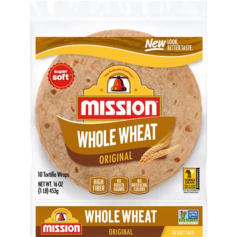 Mission Tortillas Wraps Whole Wheat Original Super 1 Foods