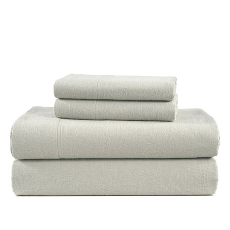 Casa Platino 4 Piece Flannel Bed Sheet Set 100 Cotton Deep Pocket