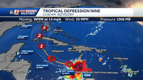 Tropical Depression 9 Forms Could Hit Florida As A Hurricane