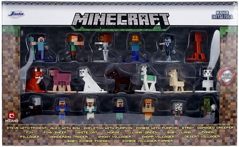 Minecraft Nano Metalfigs 20 Pack Wave 3 165 Inch Die Cast Metal