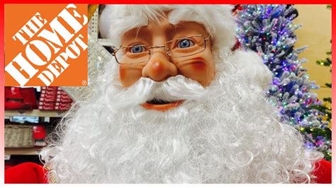 Home Depot 6ft Singing Santa Animatronic Demo YouTube