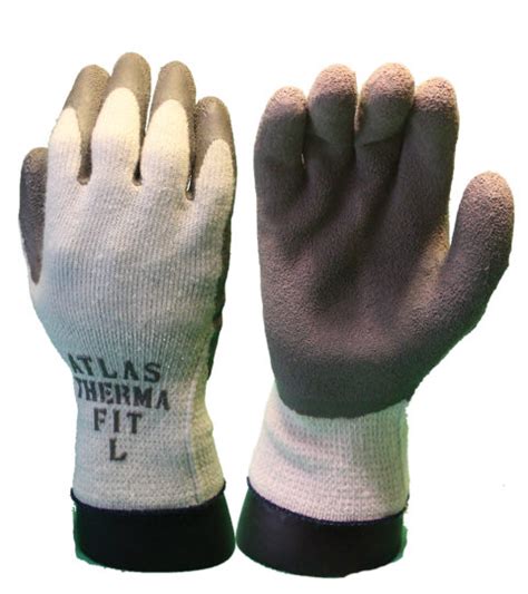 Showa Atlas 451 Palm Dipped Latex Insulated Glove That Is Abrasion