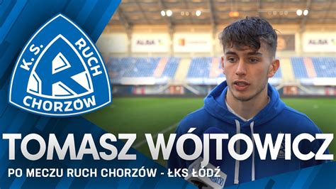 Tomasz Wójtowicz po meczu Ruch Chorzów 3 3 ŁKS Łódź 19 03 2023 YouTube