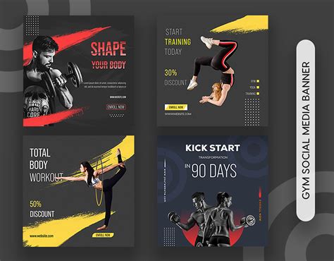 Gym Banner on Behance