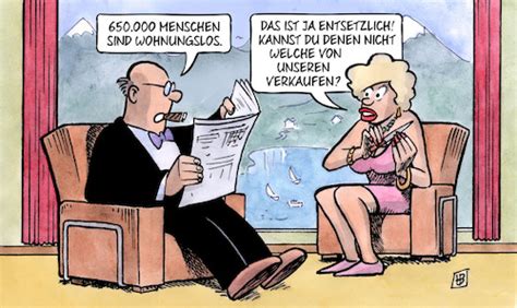 Wohnungslos By Harm Bengen Politics Cartoon TOONPOOL