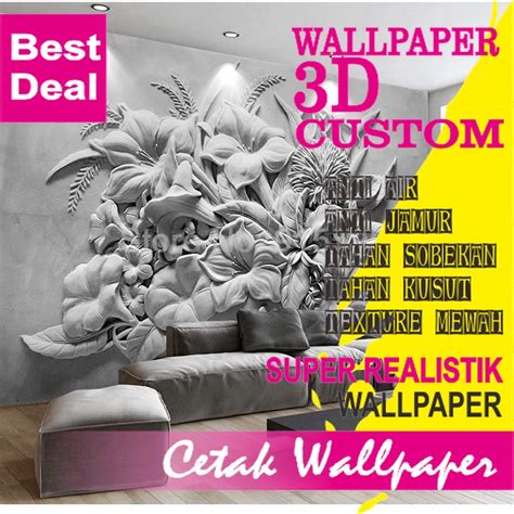 Jual Pusat Cetak Wallpaper 3d Custom Dinding Wallpaper Kamar