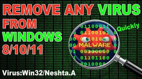 How To Remove Win Neshta A Virus Form Windows Remove Any Virus From