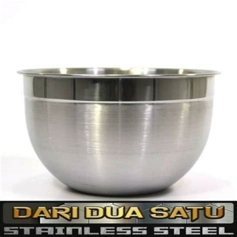 Jual Mixing Bowl Stainless Supra Baskom Adonan Kue 25 Cm Shopee Indonesia