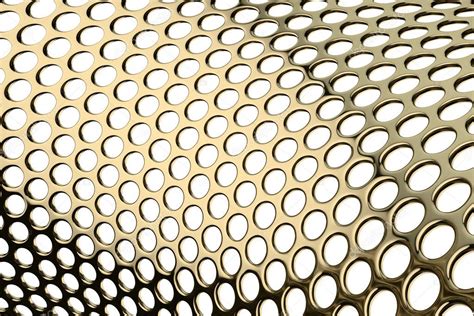 Perforated Metal Pattern Stock Photo Timbrk 18661319