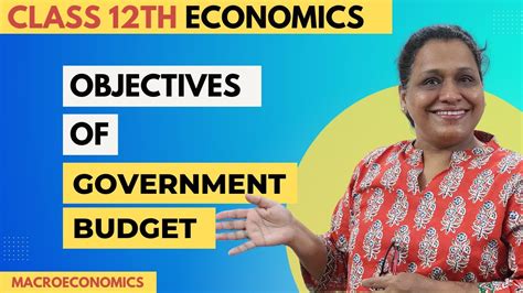 Government Budget Objectives Government Budget Class