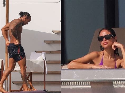 Lewis Hamilton y Eiza González son novios Juntos en Ibiza a bordo de