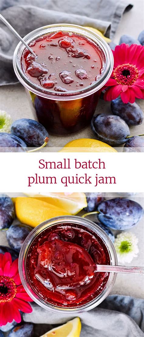 Homemade Plum Quick Jam