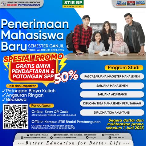 Flyer Stie Bhakti Pembangunan