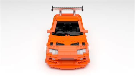 La Toyota Supra Mk4 Orange De Fast And Furious Existe En Lego