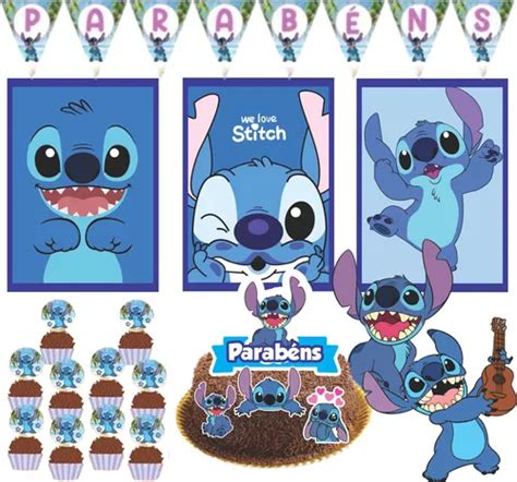 Festa Lilo Stitch Só Um Bolinho 30 Pçs MercadoLivre