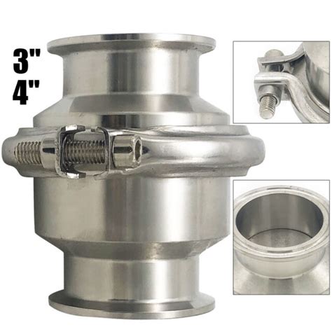 3 Sanitary Check Valve One Way Flow Tri Clamp Clover Vertical Stainless Steel Ebay