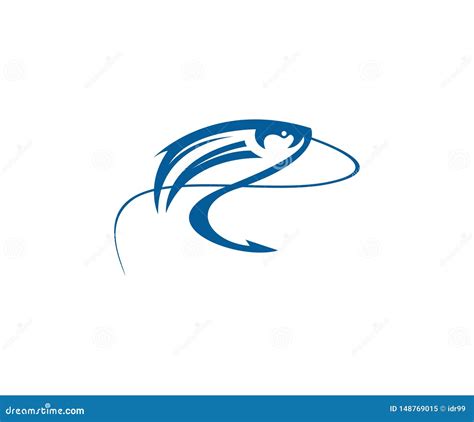 Pescados Logo Icon Design ilustración del vector Ilustración de