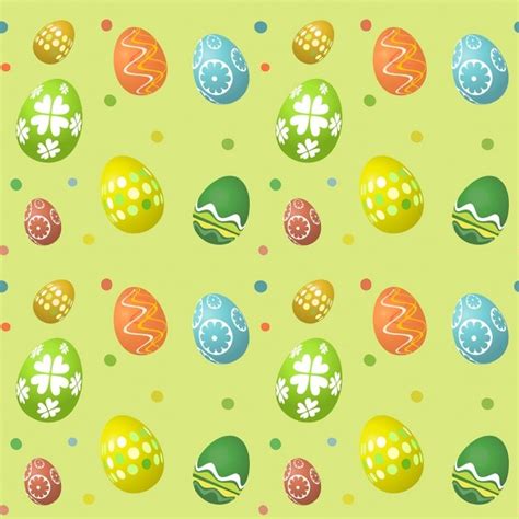 Free Vector Seamless Easter Egg Pattern