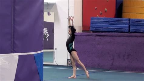 Annie LeBlanc! Annie the Gymnast Level 4 Gymnastics Meet - YouTube