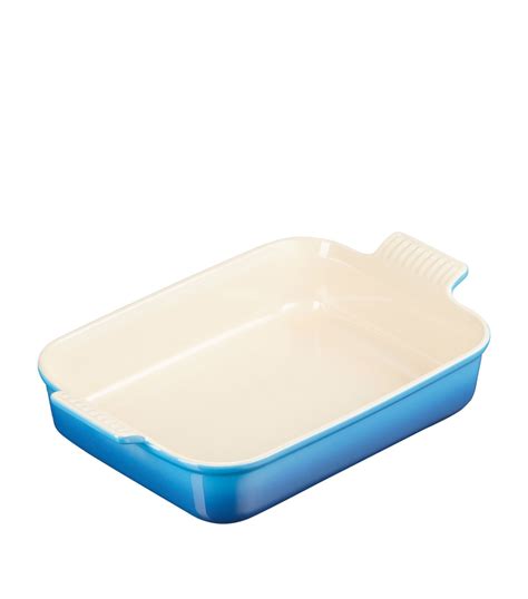 Le Creuset Blue Large Stoneware Heritage Rectangular Dish Cm