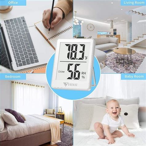 DOQAUS Digital Hygrometer Indoor Thermometer Humidity Gauge Room